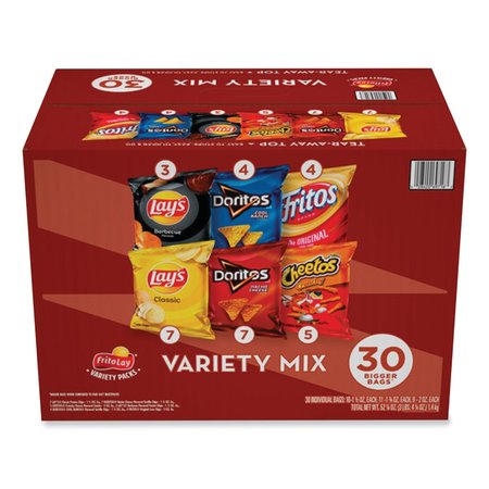 FRITO-LAY Classic Variety Mix, Assorted, 30 Bags/Box 28400702270